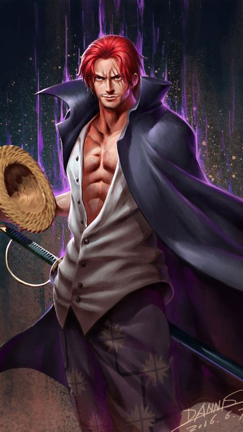 1080x1920 Shanks One Piece Anime Hd Artstation For Iphone 6 7 8