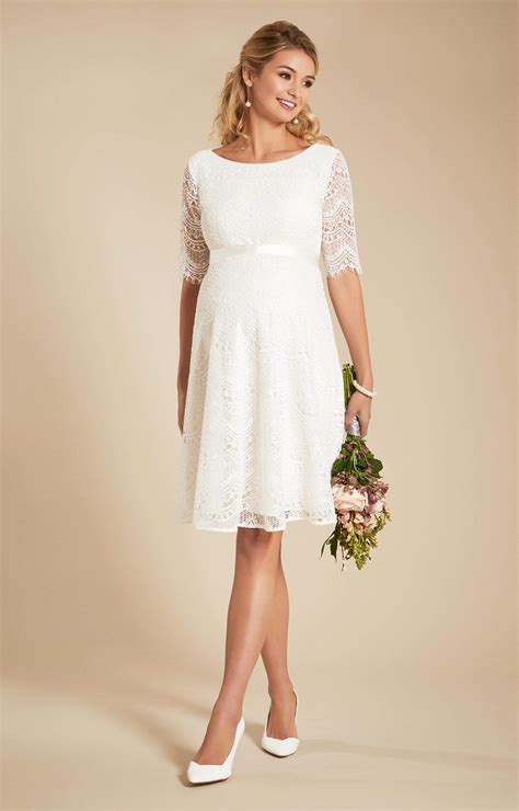 Personal stylist and wedding gift colleagues. Faye Maternity Wedding Dress Ivory White - Maternity ...