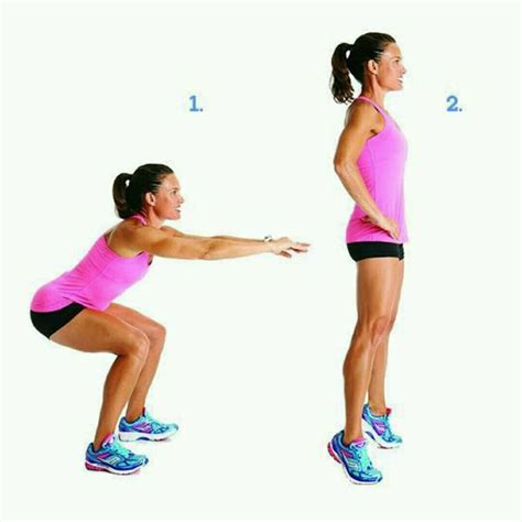 Squat To Calf Raise By Alysia G Exercise How To Skimble