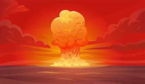 Cartoon Atomic Bomb
