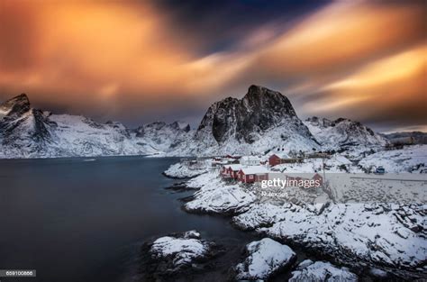 Hamnoy Lofoten Islands Norway Winter High Res Stock Photo Getty Images