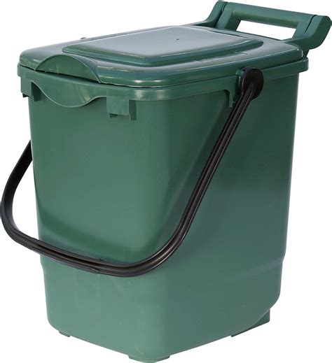 Large Compost Caddy Green For Food Waste Recycling 23 Litre 23l