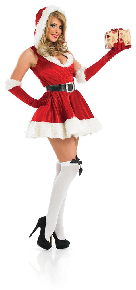 mrs sexy santa claus ladies fancy dress christmas xmas womens adults costume ebay