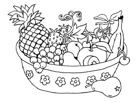 Dibujos de fruteros para colorear e imprimir - Imagui