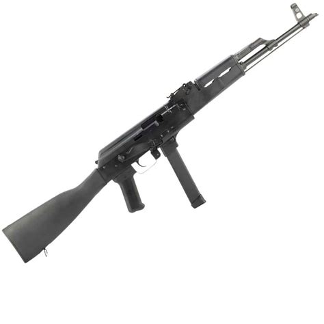 Century Arms Wasr M 9mm Luger 175in Black Semi Automatic Modern