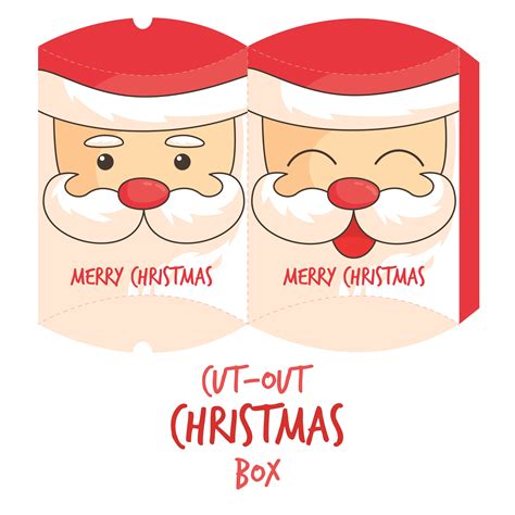 Printable Christmas Gift Boxes Template Gift Box Template Christmas