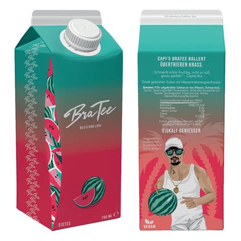 Er hat von der indonesischen insel bali aus sein eigenes getränk angekündigt. Bratee von Capital Bra Eistee Wassermelone 750ml ...