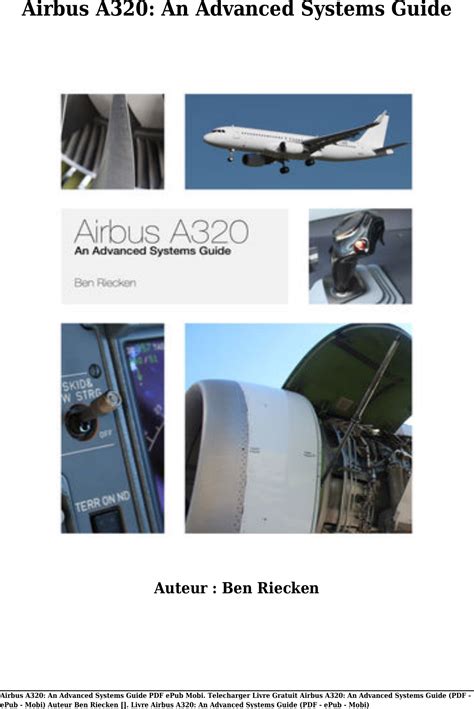 Ebook Gratuit Airbus A320 An Advanced Systems Guide Pdf Epub Mobi