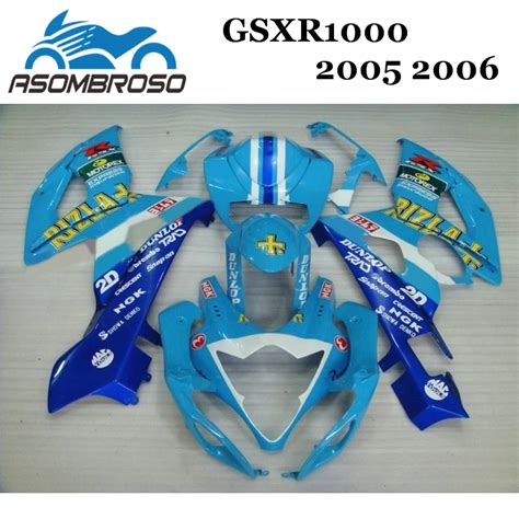 Goog Quality Fairings For Suzuki Gsxr1000 2005 2006 Gsxr1000 05 06 Blue