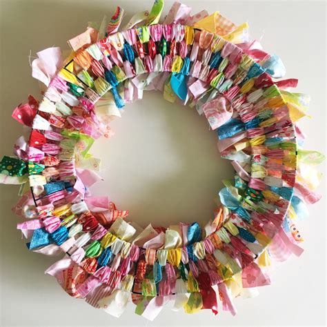 Walk Through How To Make A Rag Wreath With This Easy To Follow Step By