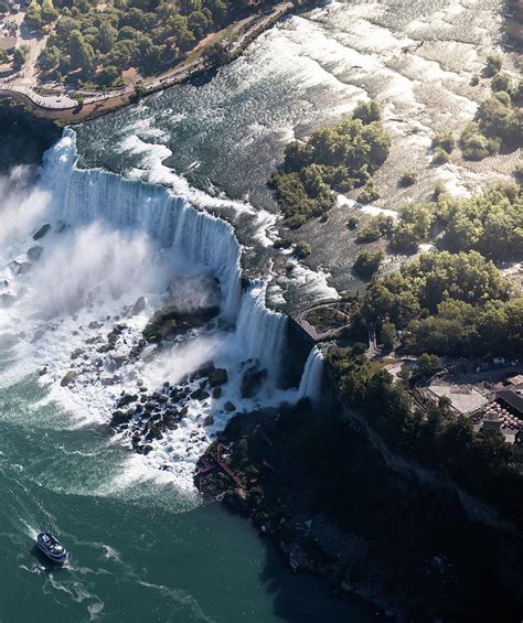 Aerial View Of Niagara Falls Photograph By Suranga Weeratunga Pixels