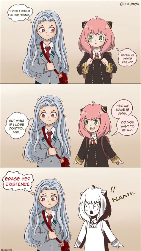 Eri X Anya Fanfiction By Chiisahime Anime Crossover Anime Funny