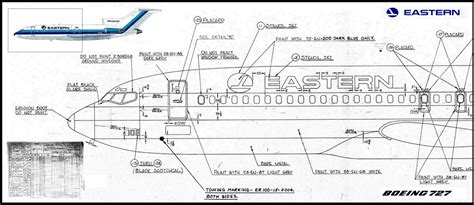 Eastern Air Lines Boeing 727 100 Blueprints Dated October Flickr