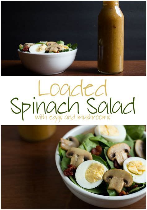 Get one of our creamed spinach with hard boiled eggs recipe and prepare delicious and healthy. Loaded Spinach Salad | Spinach salad recipes, Recipes ...