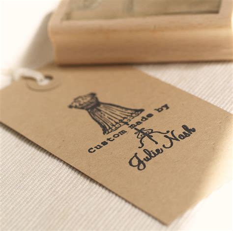 Personalised Custom Made By Stamp By Pretty Rubber Stamps