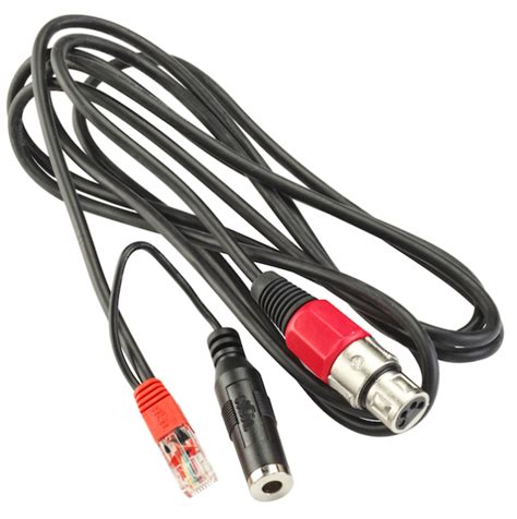 Heil Sound Cc1 Xlr Km 3 Pin Xlr To 8 Pin Modular Mic Adapter Cable For