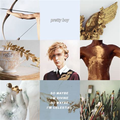 He was the god of poetry, art, archery, plague, sun, light, knowledge and music. artisticbard: "Apollo Aesthetic Board. " in 2020 | Apollo ...
