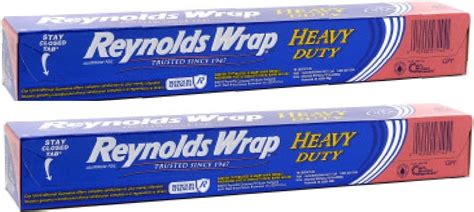 Reynolds Wrap Heavy Duty Aluminum Foil 50 Square Feet ~ 2 Pack Amazon