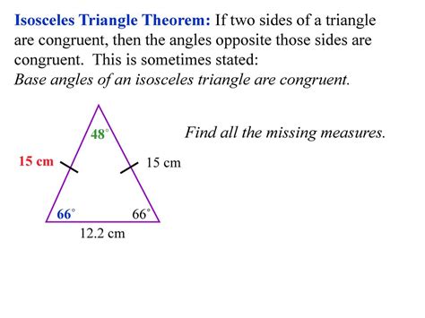 Date Topic Isosceles Triangle Theorem 61c Ppt Download
