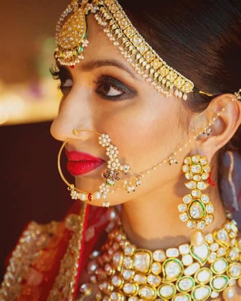 40 Indian Brides Flaunting Their Gorgeous Nath Designs Bridal