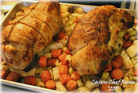 Boneless turkey breast roast recipes. Roasted Boneless Turkey Breast by Cajun Chef Ryan