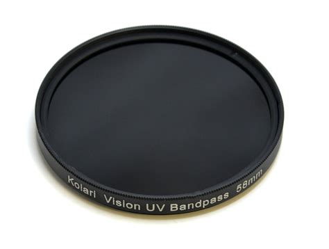 Kolari Vision Uv Photography Filter Ultraviolet Bandpass Transmission