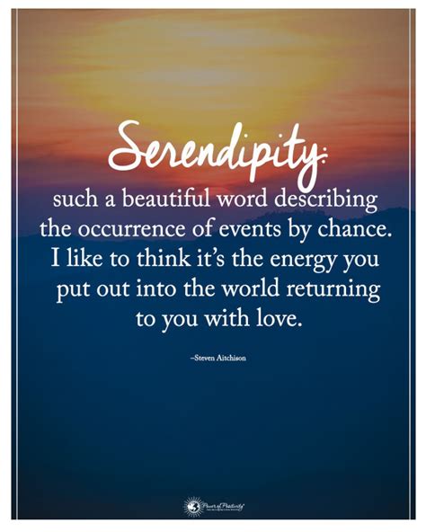 Quotes About Serendipity Inspiration