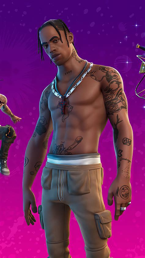 Обзор на весь набор travis scott в фортнайт. Fortnite Travis Scott Wallpaper