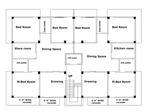 4 Storey Commercial Building Floor Plan Dwg Free Download Best Design