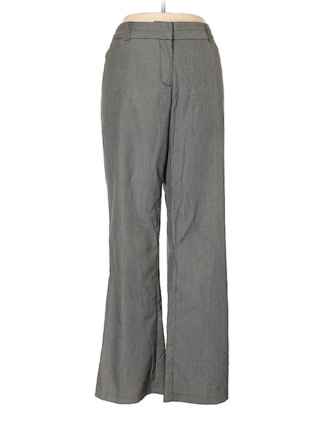 Soho Apparel Ltd Solid Gray Dress Pants Size 12 73 Off Thredup