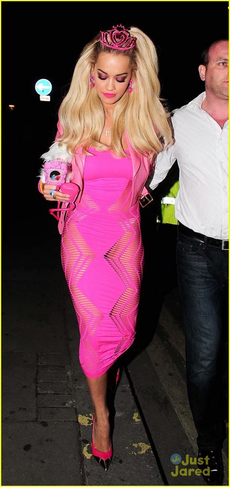 Rita Ora Looks Pretty In Pink As Barbie For Halloween Photo 737049