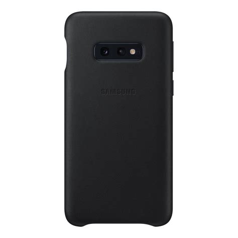 Samsung Galaxy S10e Leather Back Cover Black Auditech