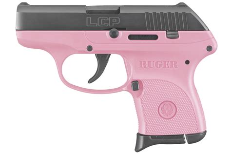 Ruger Lcp 380acp Centerfire Pistol With Pink Grip Frame Sportsmans