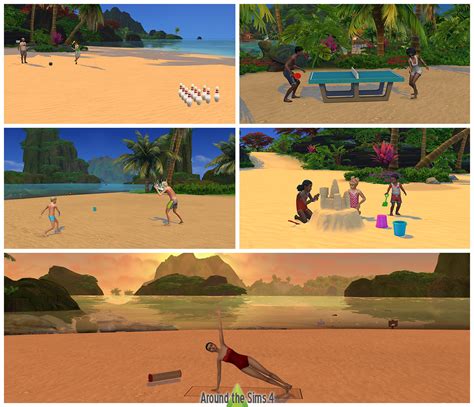 Around The Sims 4 Beach Activities • Sims 4 Downloads