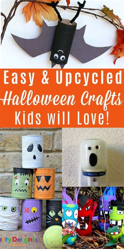 Upcycled Halloween Crafts For Kids Easy Halloween Diy Crafts