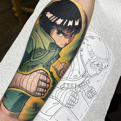 Stunning Rock Lee Naruto Tattoo Image Ideas