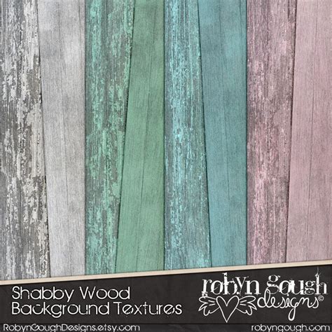 Wood Paper Pack Shabby Wood Digital Paper Backgrounds Wood Etsy
