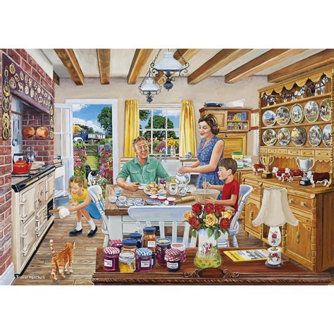 Gibsons The Farmers Round Jigsaw Puzzle 4 X 500 Pieces Pdk