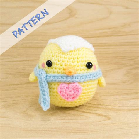 Easter Chick Crochet Pattern Snacksies Handicraft