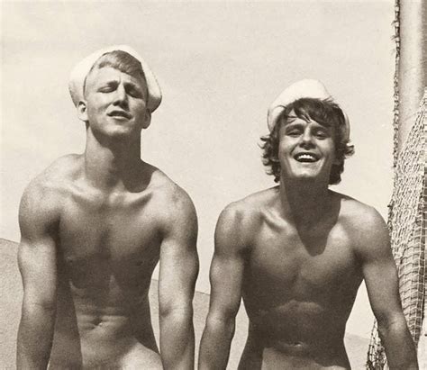 Two Nude Sailors Aboard Vintage Photo S Print Wall Decor Etsy Uk