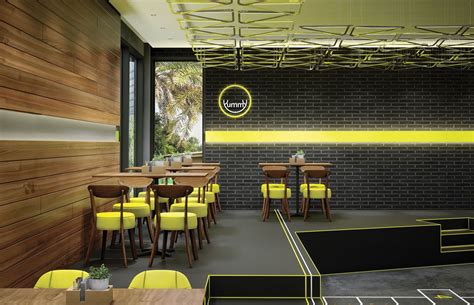 Gallery Of Modern Fast Food Restaurant Interior Design Comelite