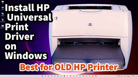 How To Install Hp Universal Print Driver On Any Windows How To