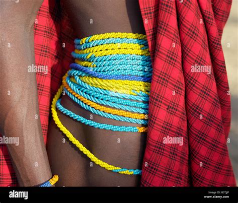 Tanzania Northern Tanzania Balangida Lelu A Datoga Man With Traditional Strands Of Twisted