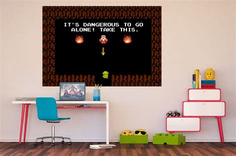 Zelda Quote Its Dangerous To Go Alone Zelda Decal Zelda Etsy Kids