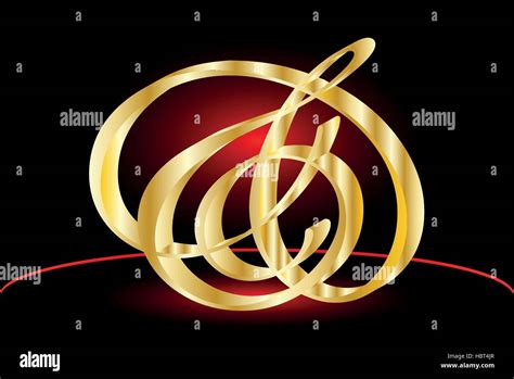 Abstract Icons Vector Ampersand Elegant And Stylish Ampersands Stock