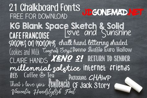 Best Chalkboard Fonts For Your Project