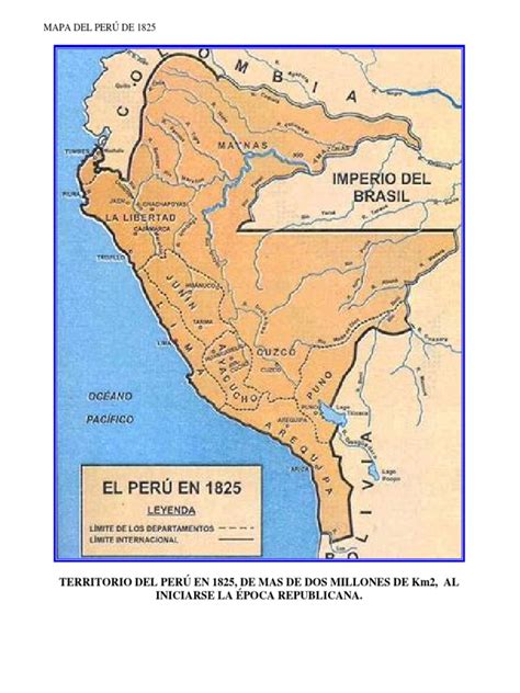Mapa Del Peru De 1825doc