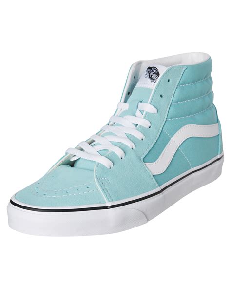 Vans Mens Sk8 Hi Shoe Aqua Haze Surfstitch