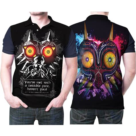 Youve Met With A Terrible Fate Havent You Legend Of Zelda Of Majora Polo Shirt Beeteeshop
