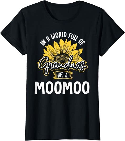 Grandma's Moo-tastic World: A Udderly Hilarious Gift Shirt for Moomoo
